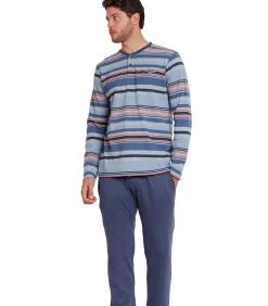 Rayas Vespa Pyjama outfit broek top lange mouwen Style