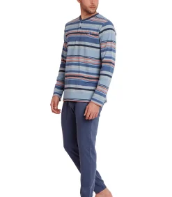 Rayas Vespa Pyjama outfit broek top lange mouwen Style