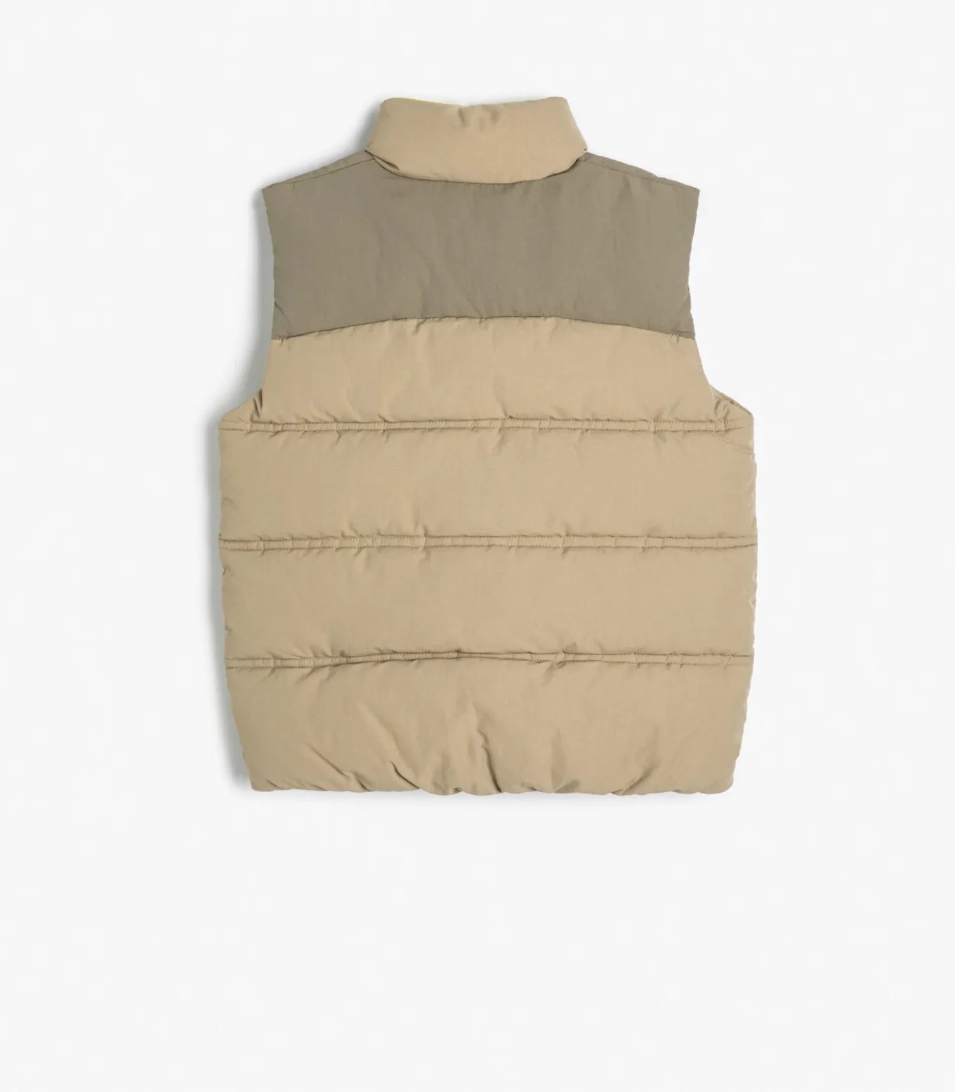 Rechte kraag Gerecycled polyester Weste Anorak