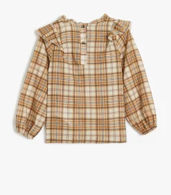 Rechte kraag Lange mouw Overhemd