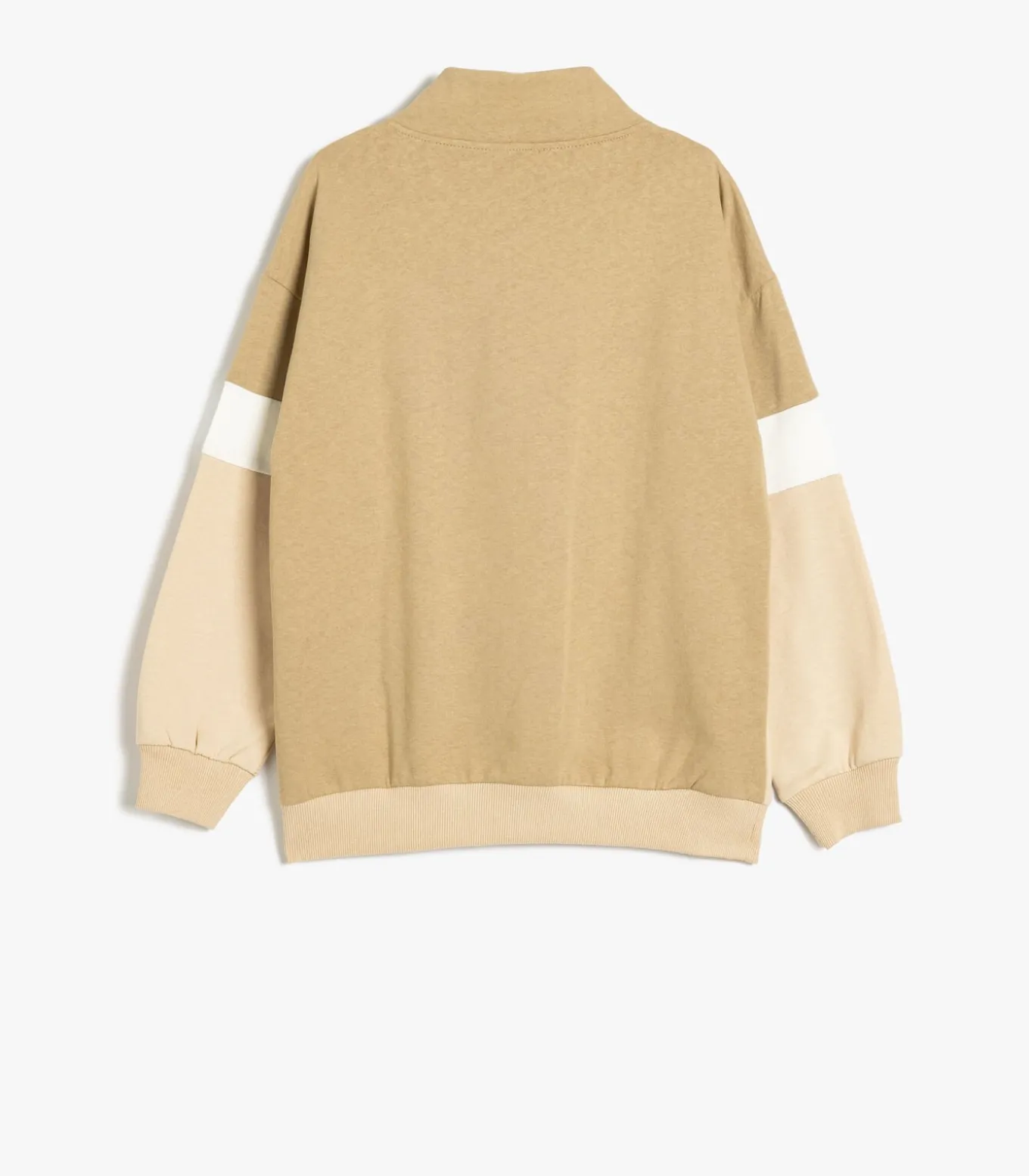 Rechte kraag Met kleurblokken Sweatshirt