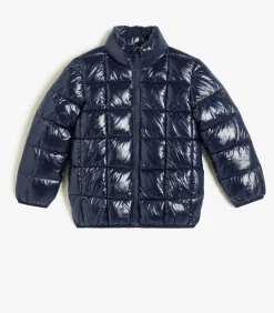 Rechte kraag Puffer Jack Anorak