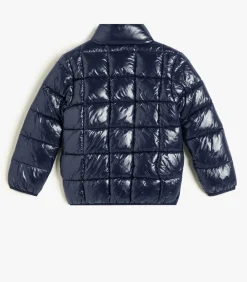 Rechte kraag Puffer Jack Anorak