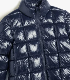 Rechte kraag Puffer Jack Anorak