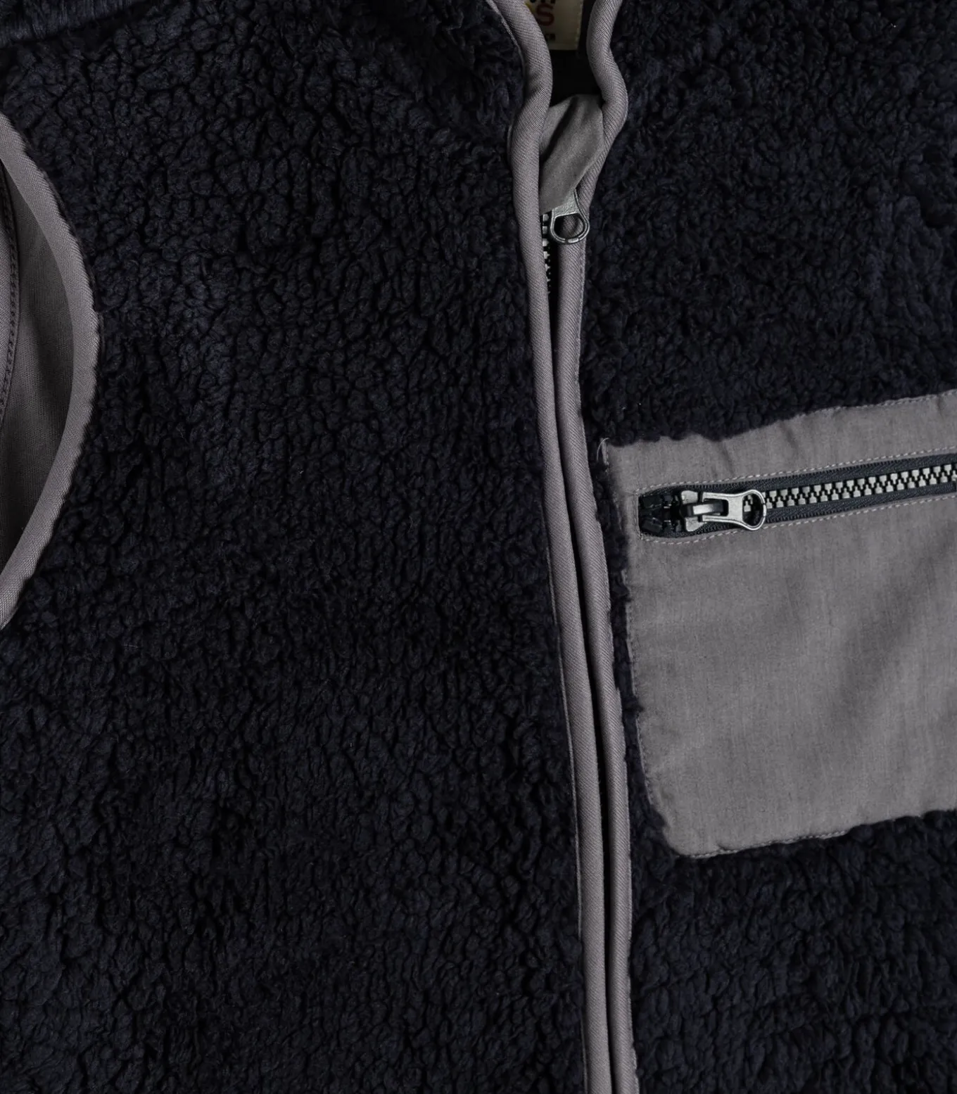 Rechte kraag Puffer Weste Anorak