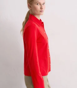 Regular jersey blouse