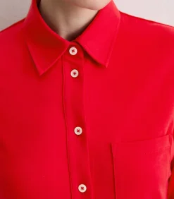 Regular jersey blouse