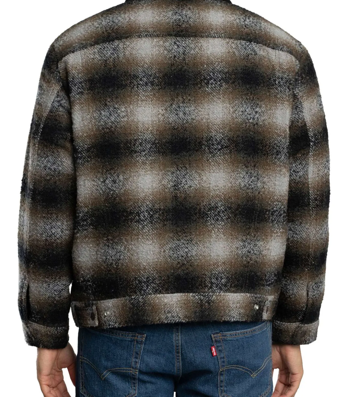 Relaxed Fit Geruit Jasje