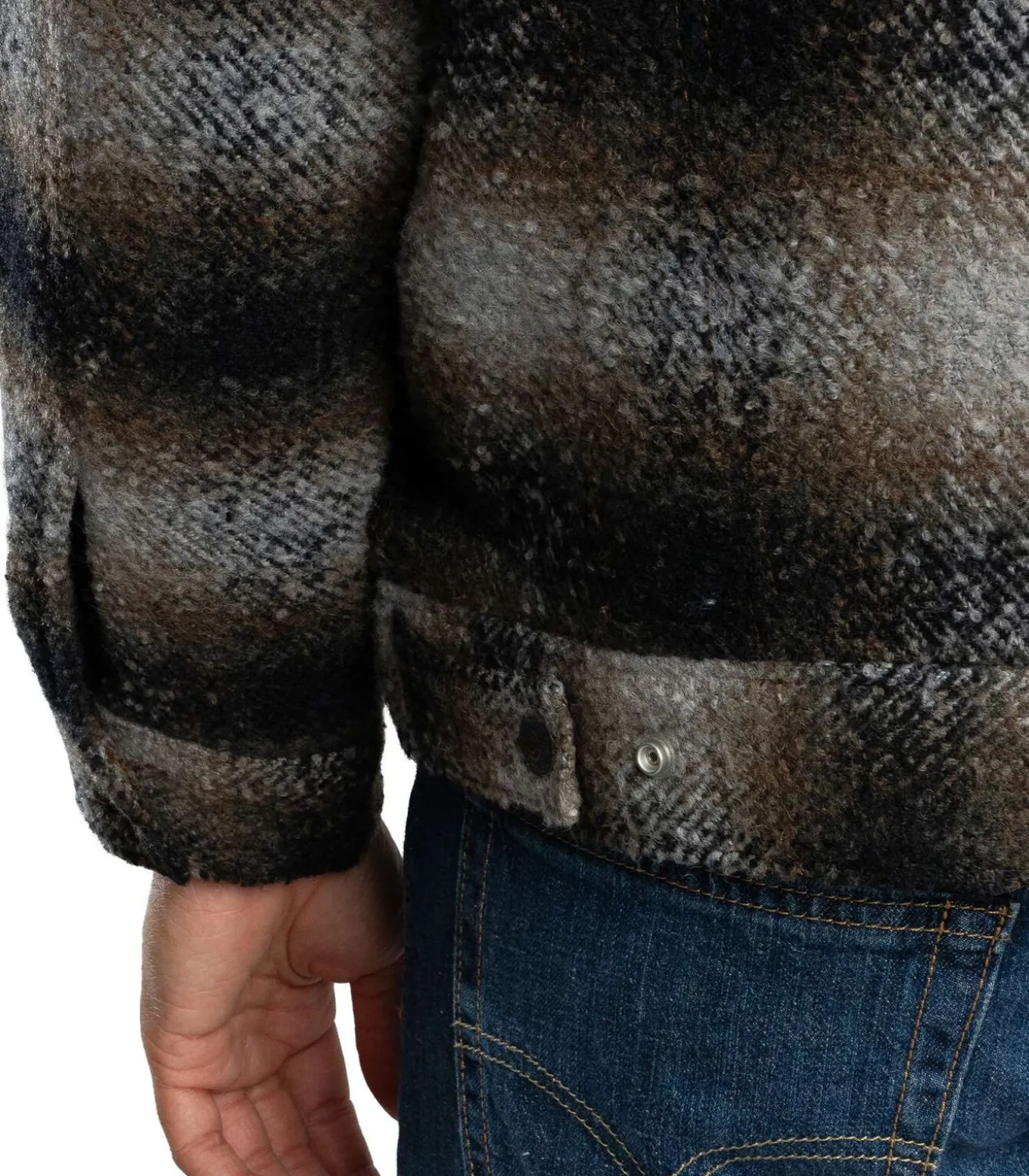 Relaxed Fit Geruit Jasje