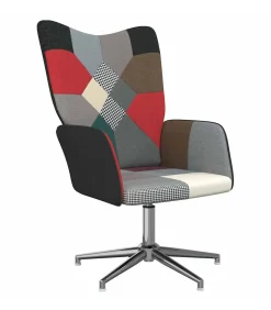 Relaxstoel patchwork stof