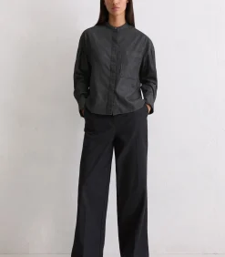 Relaxte chambray blouse