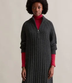 Relaxte gebreide jurk