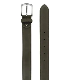 Riem 3.5 cm volnerfleder Nubuck Kaki