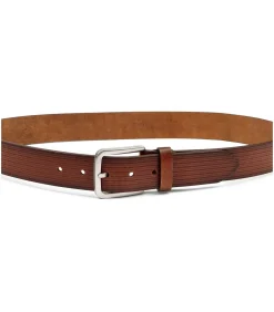 Riem Structuur Leer Bruin