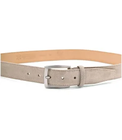 Riem Suede Wit Beige