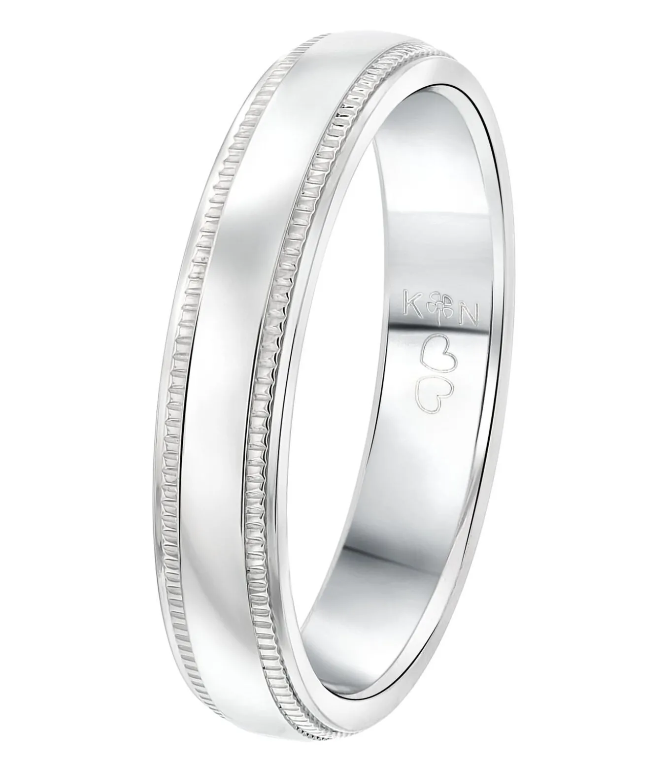 Ring 'Marbella' Staal - zilverkleurig