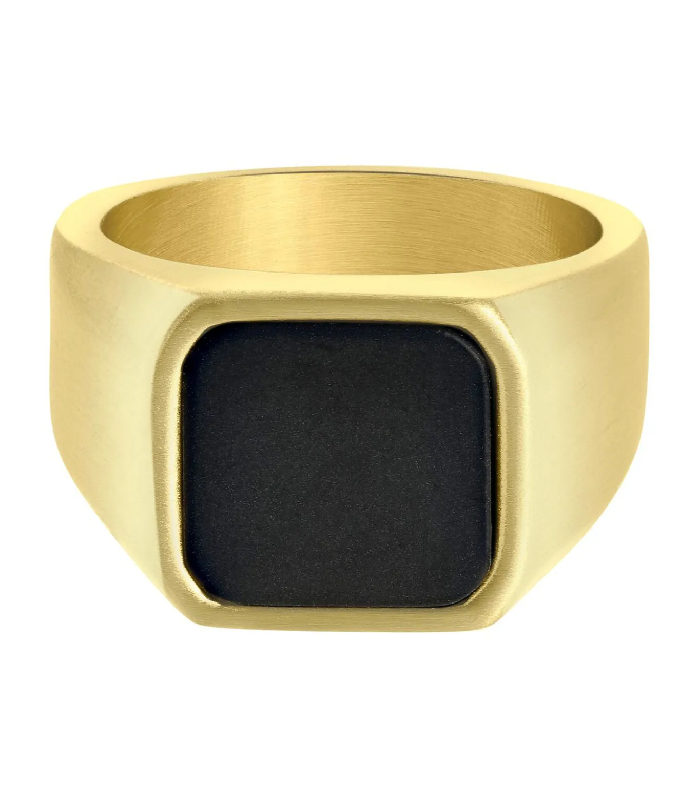 Ring Staal - goudkleurig