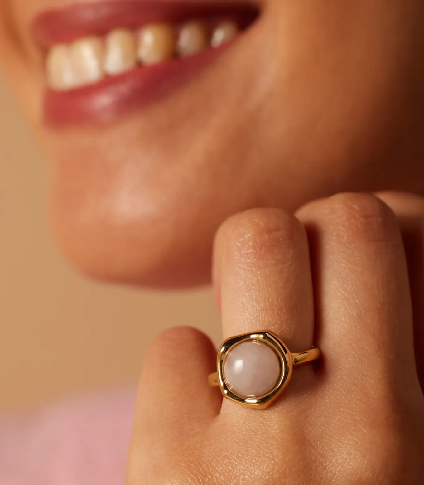 Ring Staal - Goudkleurig