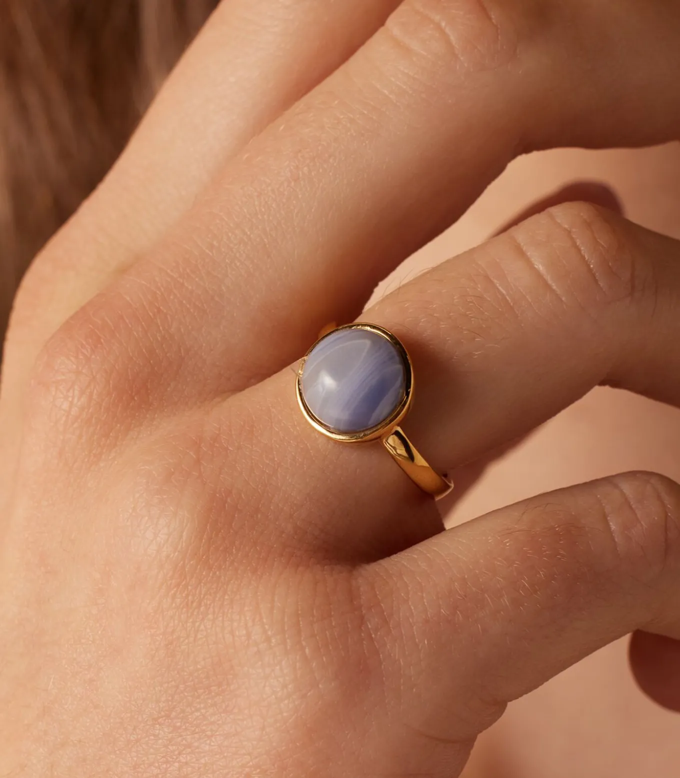 Ring Staal - Goudkleurig