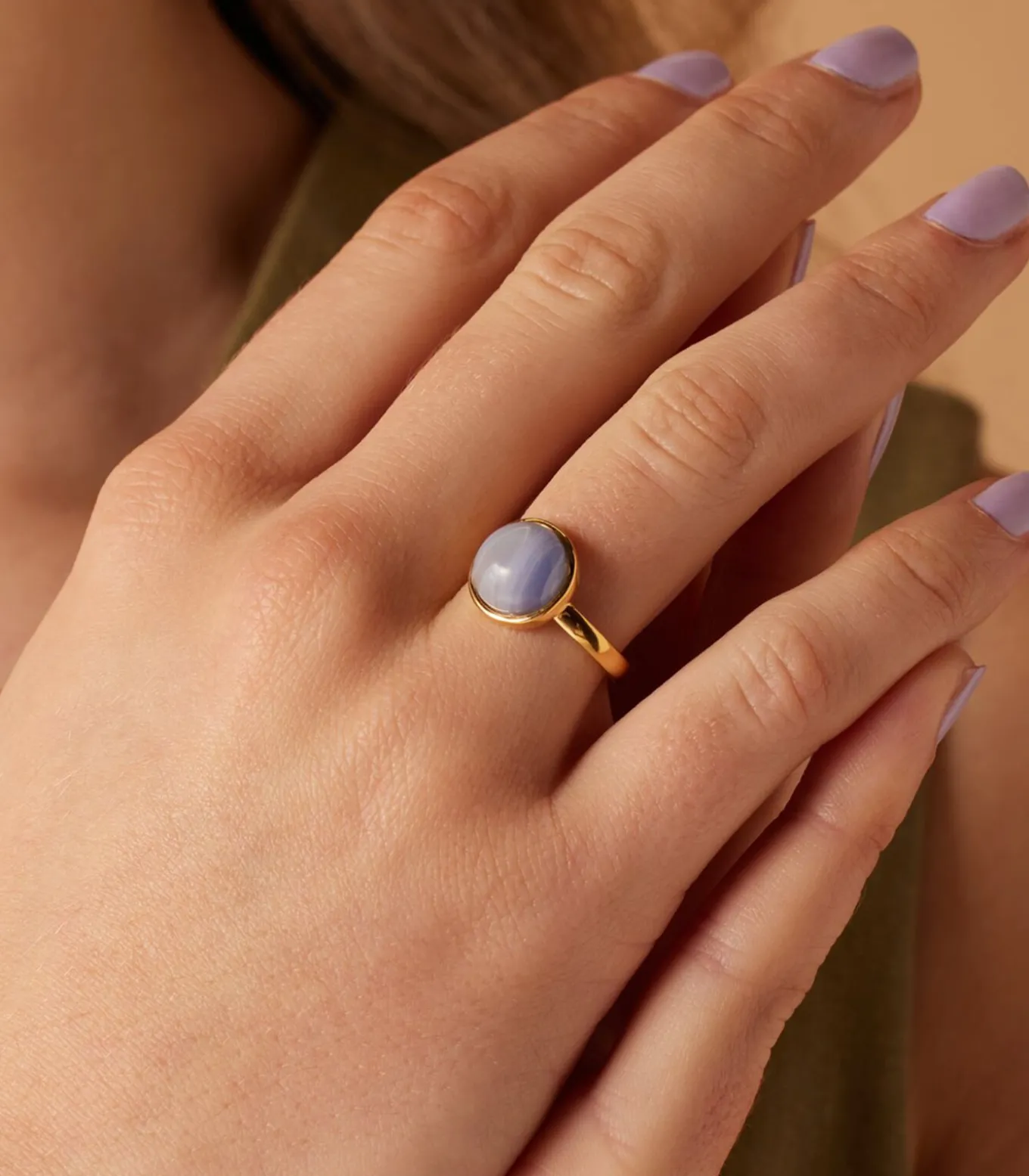 Ring Staal - Goudkleurig