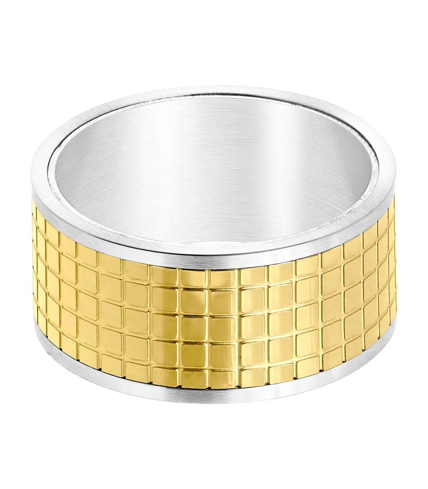 Ring Staal - goudkleurig-zilverkleurig