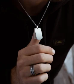 Ring Staal - zilverkleurig