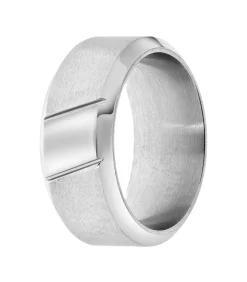 Ring Staal - zilverkleurig