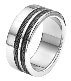 Ring Staal - zilverkleurig