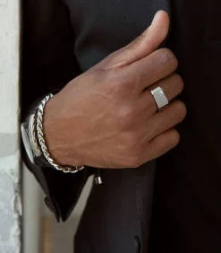 Ring Staal - zilverkleurig