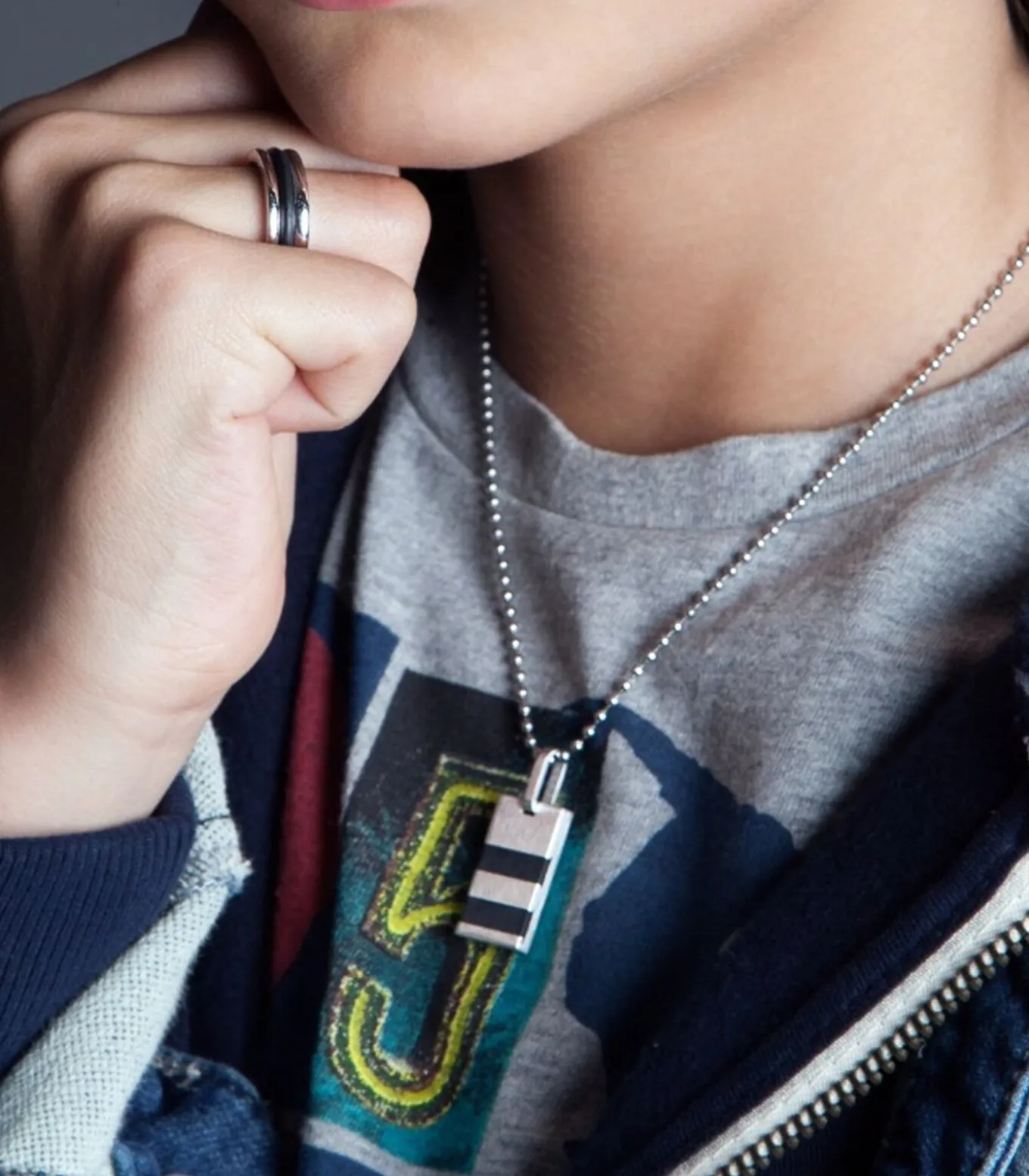 Ring Staal - zilverkleurig