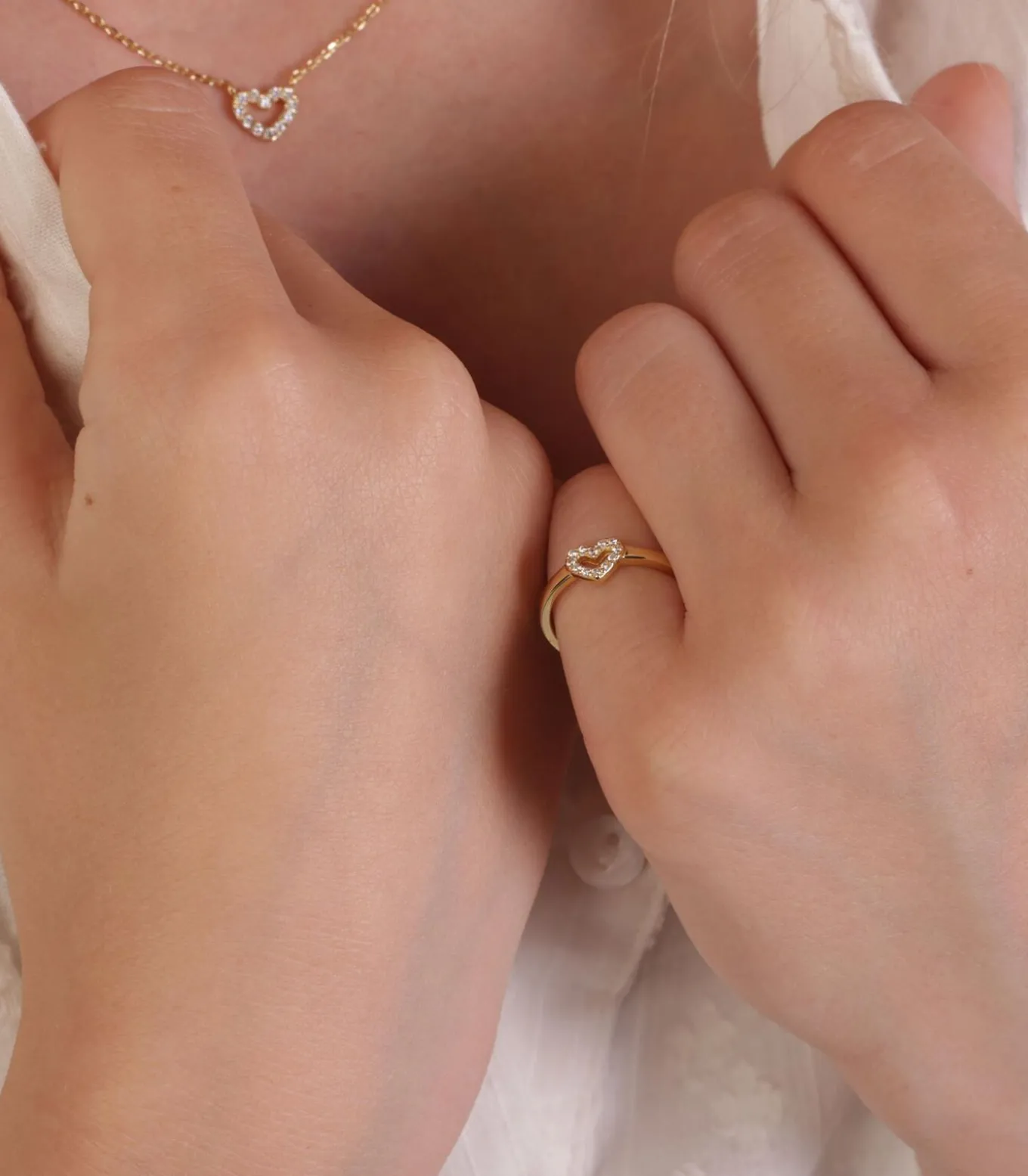 Ring Zilver - goudkleurig