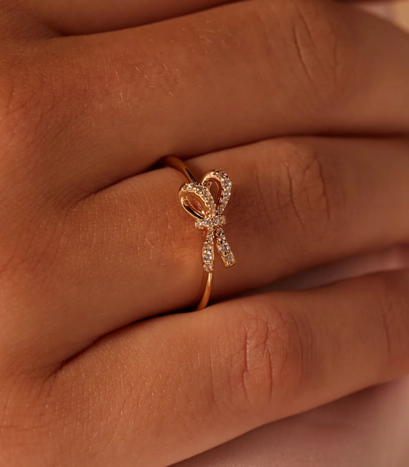 Ring Zilver - Strikje