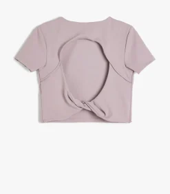 Ronde kraag Korte mouw T-shirt