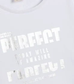 Ronde kraag Korte mouw T-shirt