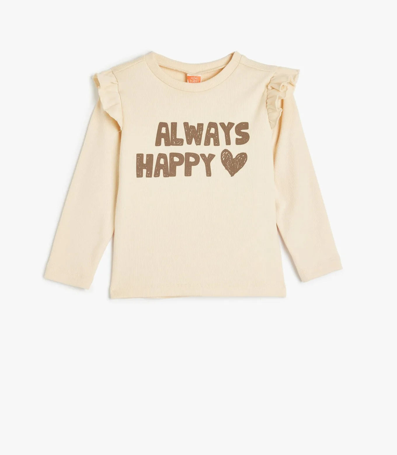 Ronde kraag Lange mouw T-shirt