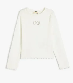 Ronde kraag Lange mouw T-shirt