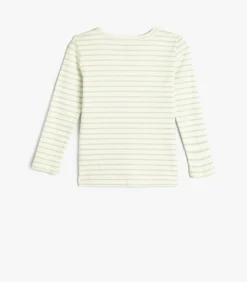 Ronde kraag Lange mouw T-shirt