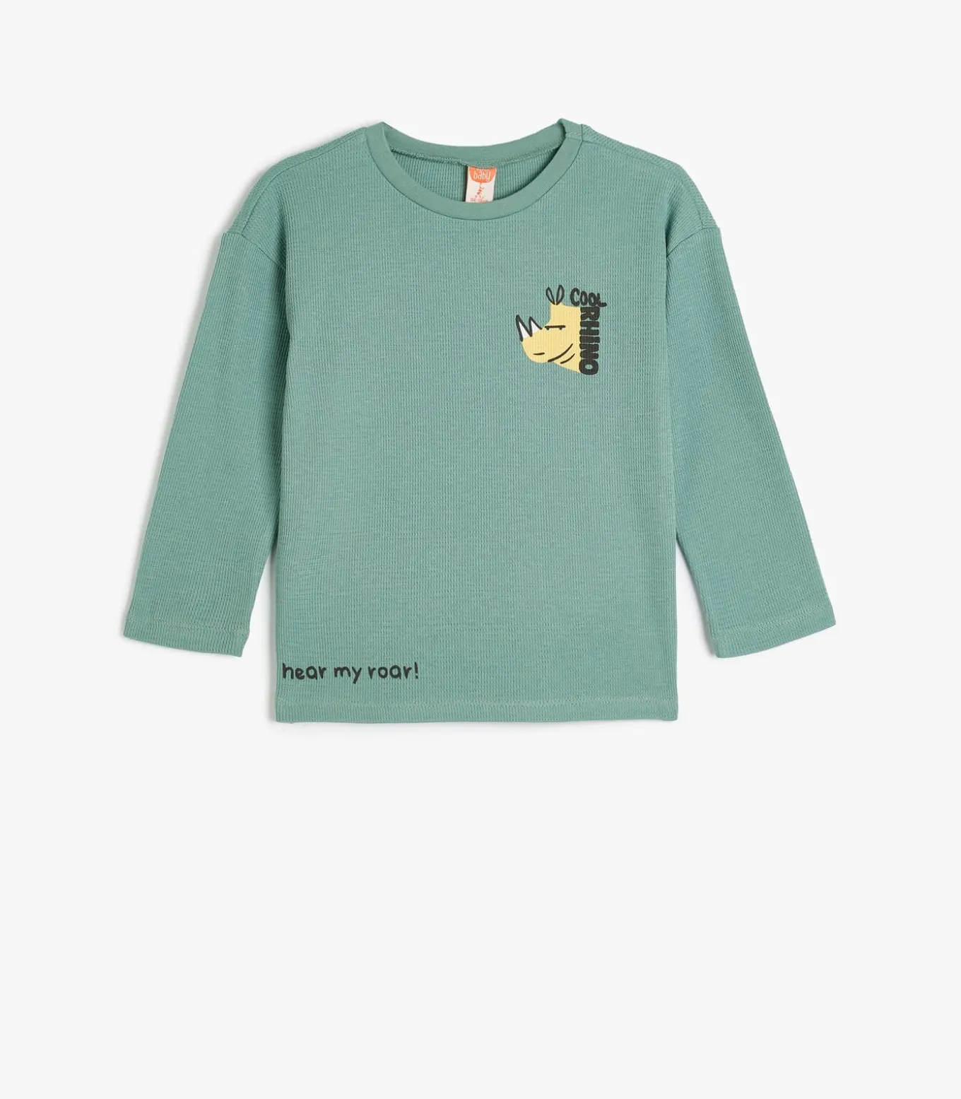 Ronde kraag Lange mouw T-shirt