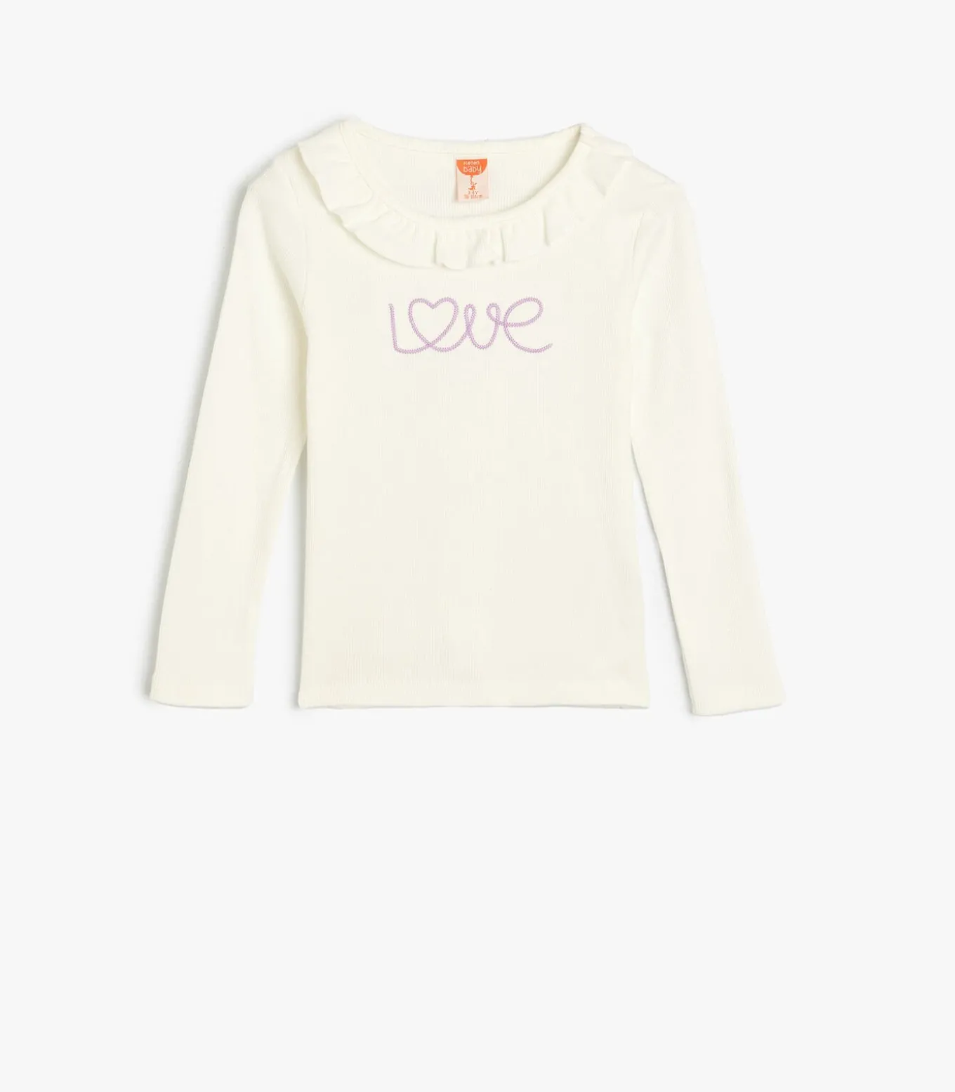 Ronde kraag Lange mouw T-shirt