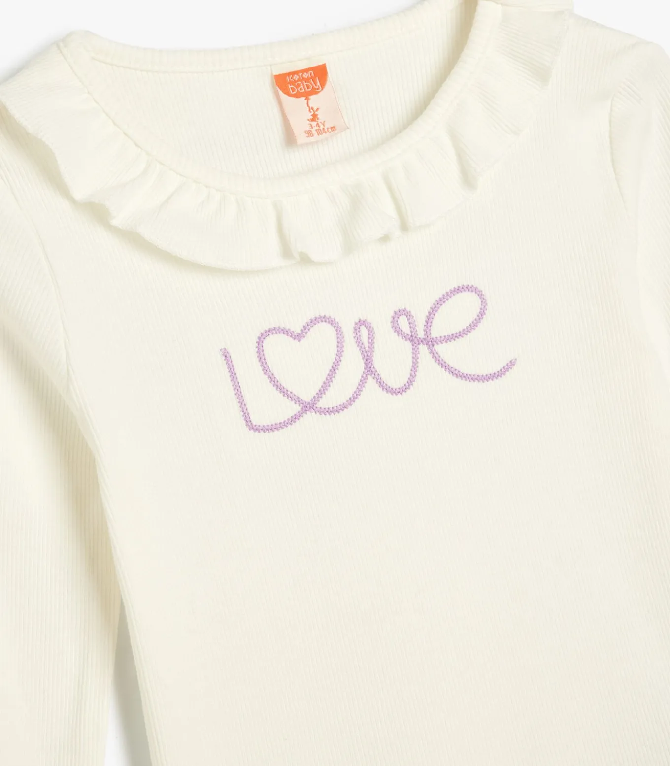 Ronde kraag Lange mouw T-shirt