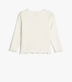 Ronde kraag Lange mouw T-shirt