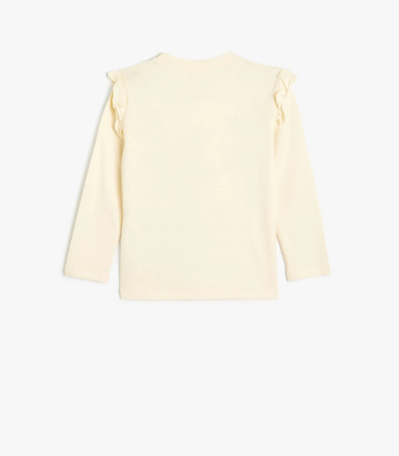 Ronde kraag Lange mouw T-shirt