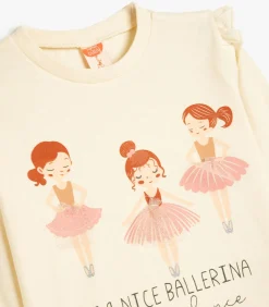 Ronde kraag Lange mouw T-shirt