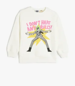 Ronde kraag Met drukwerk Sweatshirt