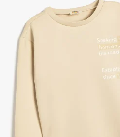 Ronde kraag Met drukwerk Sweatshirt