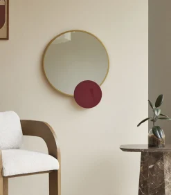 Ronde stalen spiegel 60 cm Tom