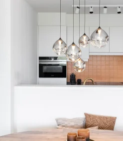 Rosado - Hanglamp - Grijs Glas