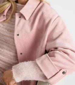 Roze bloesjasje in velours