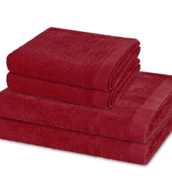 Rubin - 4-delige handdoeken set