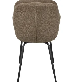 Runa Eetkamerstoelen - Polyester - Donker Zand - Set van 6